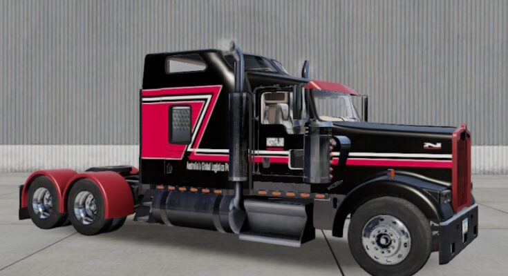 truck Simulator Big Rigs skin Kenworth W900.