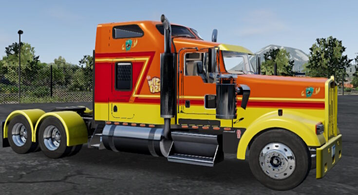 Truck Simulator Big Rigs skin Kenworth W900.