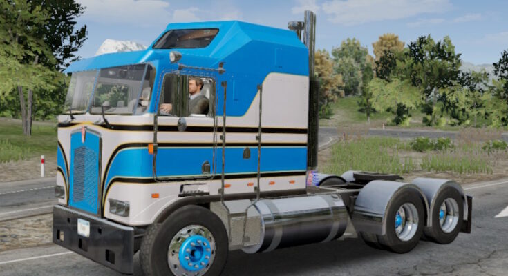 🚛Truck Simulator Big Rigs skin Kenworth k100.