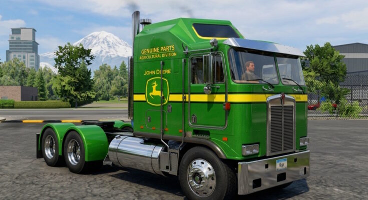 Truck Simulator Big Rigs skin Kenworth k100.